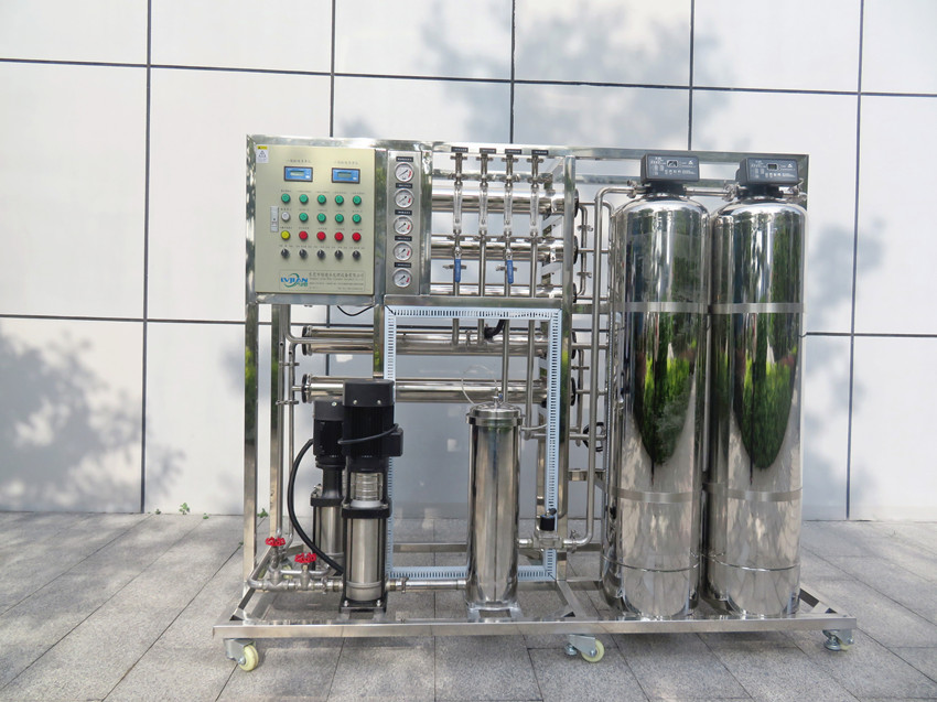 500L/H二級反滲透水處理設備_醫用口罩生產用純化水設備